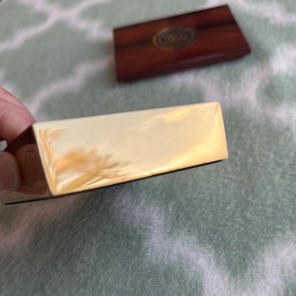 Solid brass and wood lid American Bankers Association Box - Picture 5 of 11